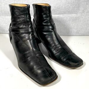 Salvatore Ferragamo Black Ankle Boot - Parade - Women’s Size 9.5 - MSRP $340